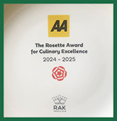 AA Rosette award